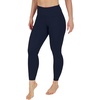 image:imageYogalicious High Waist Ankle Legging Squat Proof Criss Cross VBack PantDark Navy