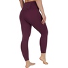 image:imageYogalicious High Waist Ankle Legging Squat Proof Criss Cross VBack PantMauve Wine