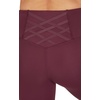 image:imageYogalicious High Waist Ankle Legging Squat Proof Criss Cross VBack PantMauve Wine