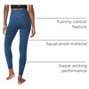 image:imageYogalicious High Waist Ankle Legging Squat Proof Criss Cross VBack PantOcean Silk