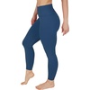 image:imageYogalicious High Waist Ankle Legging Squat Proof Criss Cross VBack PantOcean Silk