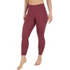 image:imageYogalicious High Waist Ankle Legging Squat Proof Criss Cross VBack PantRouge Blush