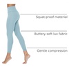 image:imageYogalicious High Waist Ankle Legging Squat Proof Criss Cross VBack PantSmoke Blue