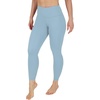image:imageYogalicious High Waist Ankle Legging Squat Proof Criss Cross VBack PantSmoke Blue