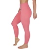 image:imageYogalicious High Waist Ankle Legging Squat Proof Criss Cross VBack PantSun Kissed Coral