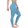 image:imageYogalicious High Waist Squat Proof Soft Printed Leggings for WomenAdriatic Blue