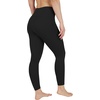 image:imageYogalicious High Waist Squat Proof Soft Printed Leggings for WomenBlack