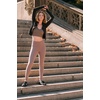 image:imageYogalicious High Waist Squat Proof Soft Printed Leggings for WomenBlack Vback