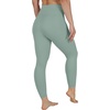 image:imageYogalicious High Waist Squat Proof Soft Printed Leggings for WomenChinois Green
