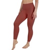 image:imageYogalicious High Waist Squat Proof Soft Printed Leggings for WomenCinnabar