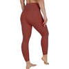 image:imageYogalicious High Waist Squat Proof Soft Printed Leggings for WomenCinnabar
