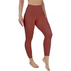 image:imageYogalicious High Waist Squat Proof Soft Printed Leggings for WomenCinnabar