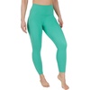 image:imageYogalicious High Waist Squat Proof Soft Printed Leggings for WomenMarine Green