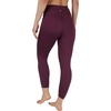 image:imageYogalicious High Waist Squat Proof Soft Printed Leggings for WomenMauve Wine