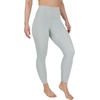 image:imageYogalicious High Waist Squat Proof Soft Printed Leggings for WomenPuritan Grey