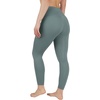 image:imageYogalicious High Waist Squat Proof Soft Printed Leggings for WomenSage