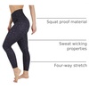 image:imageYogalicious High Waist Squat Proof Soft Printed Leggings for WomenSexy Leopard Black