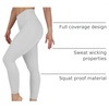 image:imageYogalicious High Waist Squat Proof Soft Printed Leggings for WomenWhite