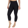image:imageYogalicious High Waist Squat Proof Yoga Capri Leggings with Side Pockets for WomenBlack Lux Super High Waist With Pocket