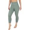 image:imageYogalicious High Waist Squat Proof Yoga Capri Leggings with Side Pockets for WomenGreen Milieu Lux With Pocket
