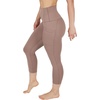image:imageYogalicious High Waist Squat Proof Yoga Capri Leggings with Side Pockets for WomenLeafless Tree Lux With Pocket