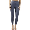 image:imageYogalicious High Waist Ultra Soft 78 Ankle Length Leggings with Pockets for WomenCelestial Navy Nude Tech Elastic Free W Pocket