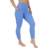 image:imageYogalicious High Waist Ultra Soft 78 Ankle Length Leggings with Pockets for WomenGranada Sky Lux