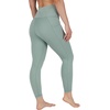 image:imageYogalicious High Waist Ultra Soft 78 Ankle Length Leggings with Pockets for WomenGreen Milieu Lux