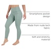 image:imageYogalicious High Waist Ultra Soft 78 Ankle Length Leggings with Pockets for WomenGreen Milieu Lux