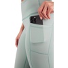 image:imageYogalicious High Waist Ultra Soft 78 Ankle Length Leggings with Pockets for WomenGreen Milieu Lux