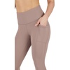 image:imageYogalicious High Waist Ultra Soft 78 Ankle Length Leggings with Pockets for WomenLeafless Tree Nude Tech