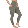 image:imageYogalicious High Waist Ultra Soft 78 Ankle Length Leggings with Pockets for WomenMulled Basil WPocket