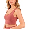 image:imageYogalicious Nude Tech Contouring Cropped Bra TopApple Butter