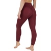 image:imageYogalicious Squat Proof Fleece Lined Legging High Waisted Thermal Winter Running Pants for WomenChocolate Truffle