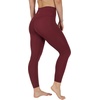 image:imageYogalicious Squat Proof Fleece Lined Legging High Waisted Thermal Winter Running Pants for WomenChocolate Truffle