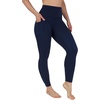 image:imageYogalicious Squat Proof Fleece Lined Legging High Waisted Thermal Winter Running Pants for WomenDark Navy WPocket