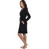 image:imageYogalicious Ultra Plush Cozy Fleece RobeBlack