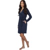 image:imageYogalicious Ultra Plush Cozy Fleece RobeDark Navy