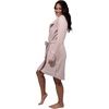 image:imageYogalicious Ultra Plush Cozy Fleece RobeHeather Petal Pink