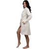 image:imageYogalicious Ultra Plush Cozy Fleece RobeHeather Snow