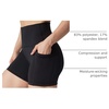 image:imageYogalicious Womens 5 7 High Waisted Biker Shorts Squat Proof Workout Yoga Short 2 PackBlack WPocket  Black No Pocket 5