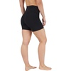image:imageYogalicious Womens 5 7 High Waisted Biker Shorts Squat Proof Workout Yoga Short 2 PackChocolatetorteBlack 5