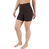 image:imageYogalicious Womens 5 7 High Waisted Biker Shorts Squat Proof Workout Yoga Short 2 PackChocolatetorteBlack 5
