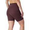 image:imageYogalicious Womens 5 7 High Waisted Biker Shorts Squat Proof Workout Yoga Short 2 PackCocoa WPocket  Black No Pocket 7