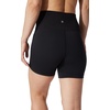image:imageYogalicious Womens 5 7 High Waisted Biker Shorts Squat Proof Workout Yoga Short 2 PackDeep PeriwinkleBlack 5 Elastic Free