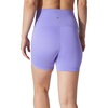 image:imageYogalicious Womens 5 7 High Waisted Biker Shorts Squat Proof Workout Yoga Short 2 PackDeep PeriwinkleBlack 5 Elastic Free