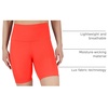 image:imageYogalicious Womens 5 7 High Waisted Biker Shorts Squat Proof Workout Yoga Short 2 PackFierycoralBlack 7