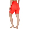 image:imageYogalicious Womens 5 7 High Waisted Biker Shorts Squat Proof Workout Yoga Short 2 PackFierycoralBlack 7