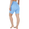 image:imageYogalicious Womens 5 7 High Waisted Biker Shorts Squat Proof Workout Yoga Short 2 PackForever BlueBlack 7 Elastic Free