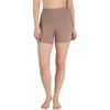 image:imageYogalicious Womens 5 7 High Waisted Biker Shorts Squat Proof Workout Yoga Short 2 PackLeafless TreeBlack